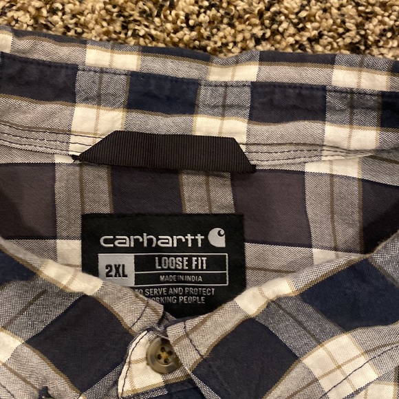 Carhartt button-down casual shirt 2XL - Picture 3 of 8